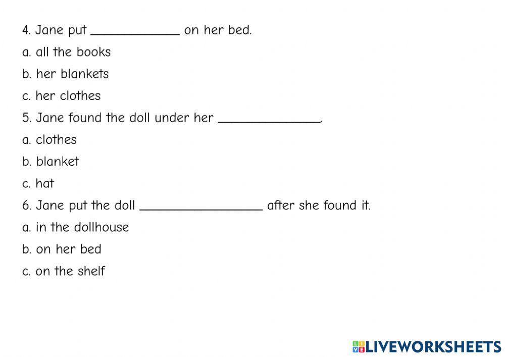 A22 Reading Comprehension 10