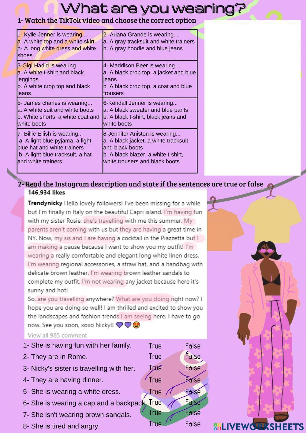 What are you wearing?