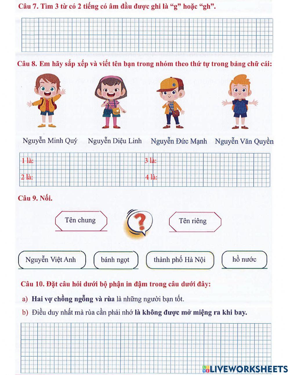 Tiếng Việt 2 - Tuần 3