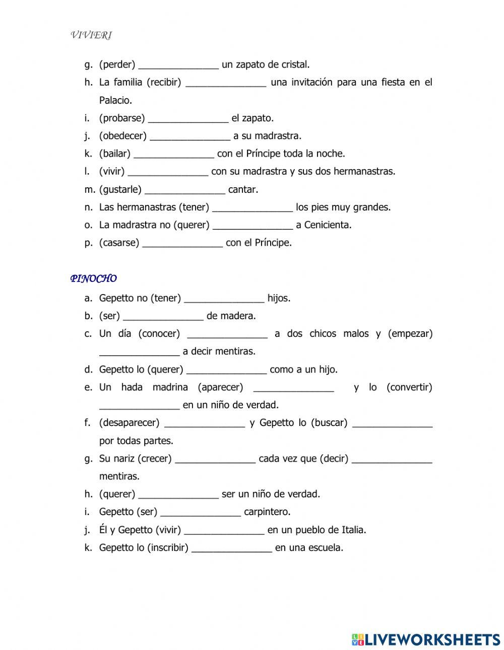 Nemo, Cenicienta y Pinocho