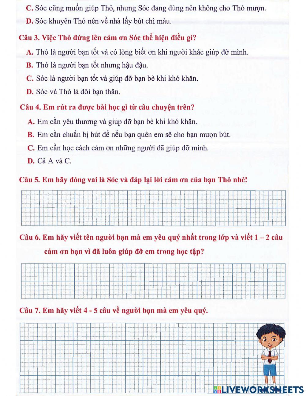 Tiếng Việt 2 - Tuần 4