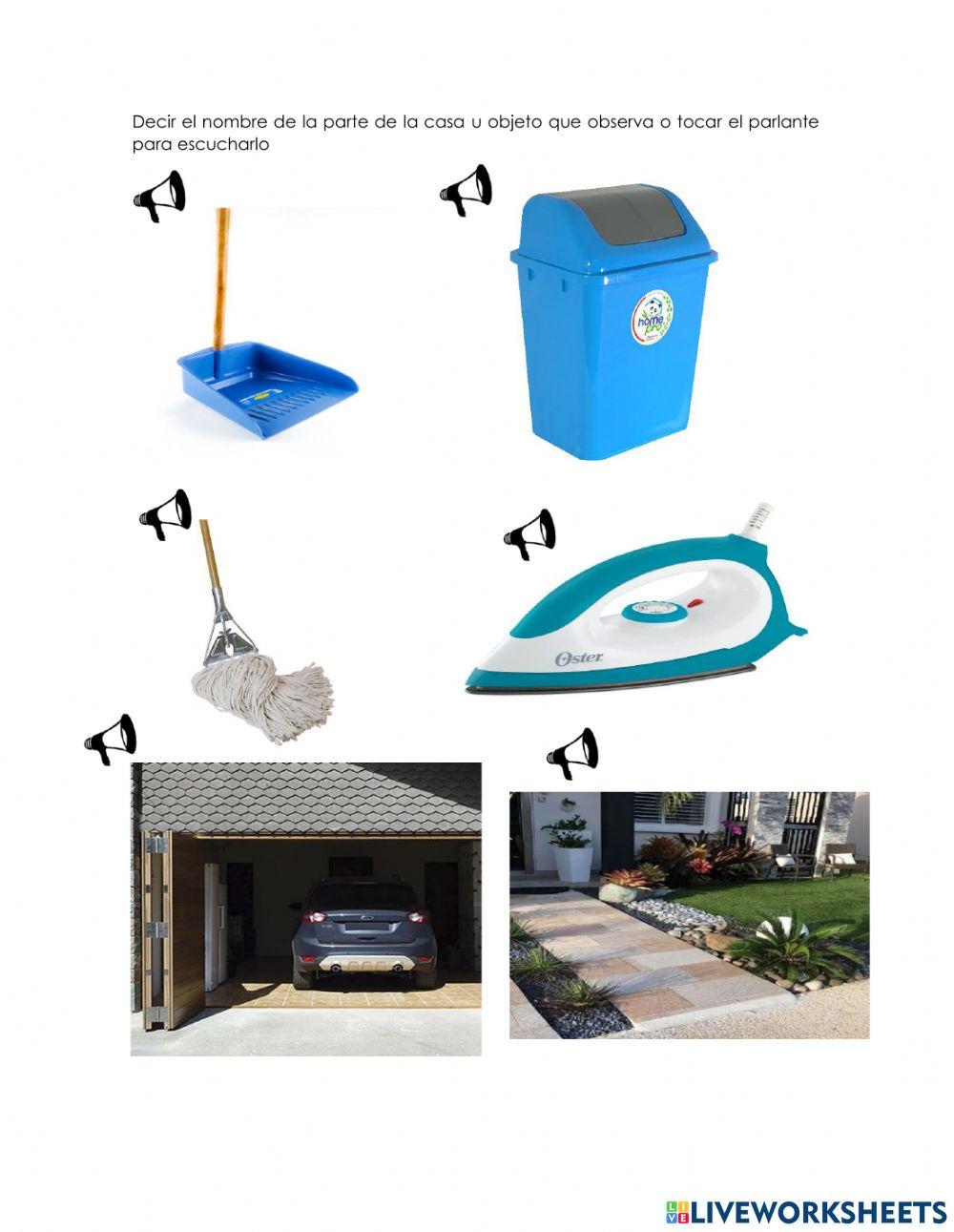 Partes de la casa y objetos