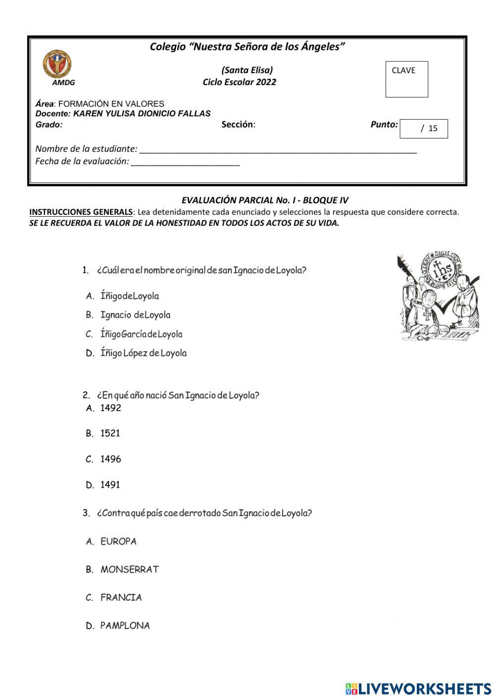 San ignacio de loyola