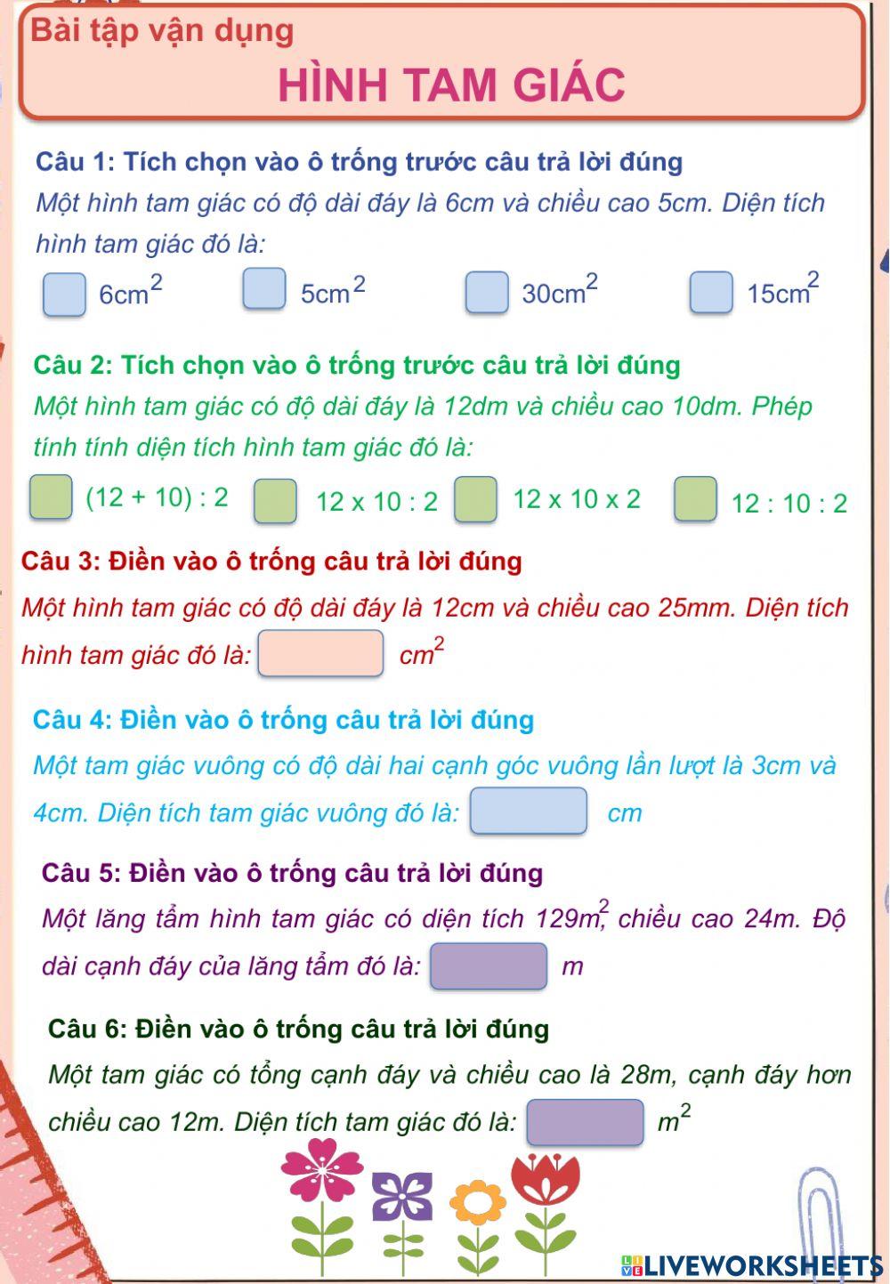 Diện tích Tam giác