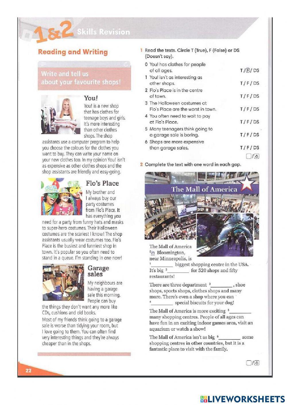 Go Getter 3 Skills Revision 1-2