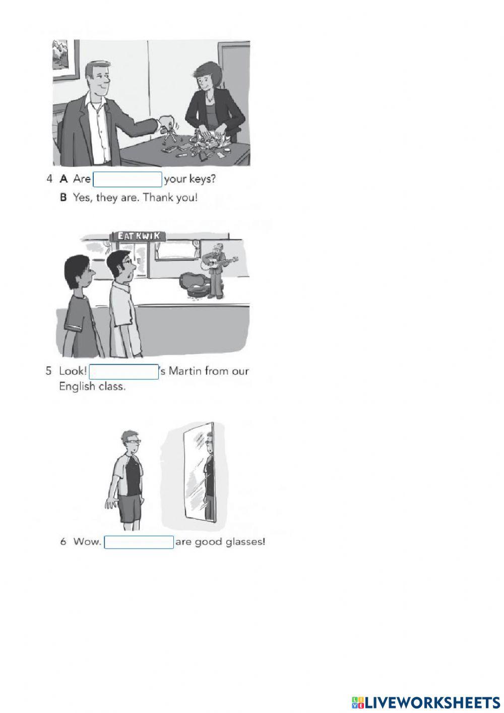 This that these those