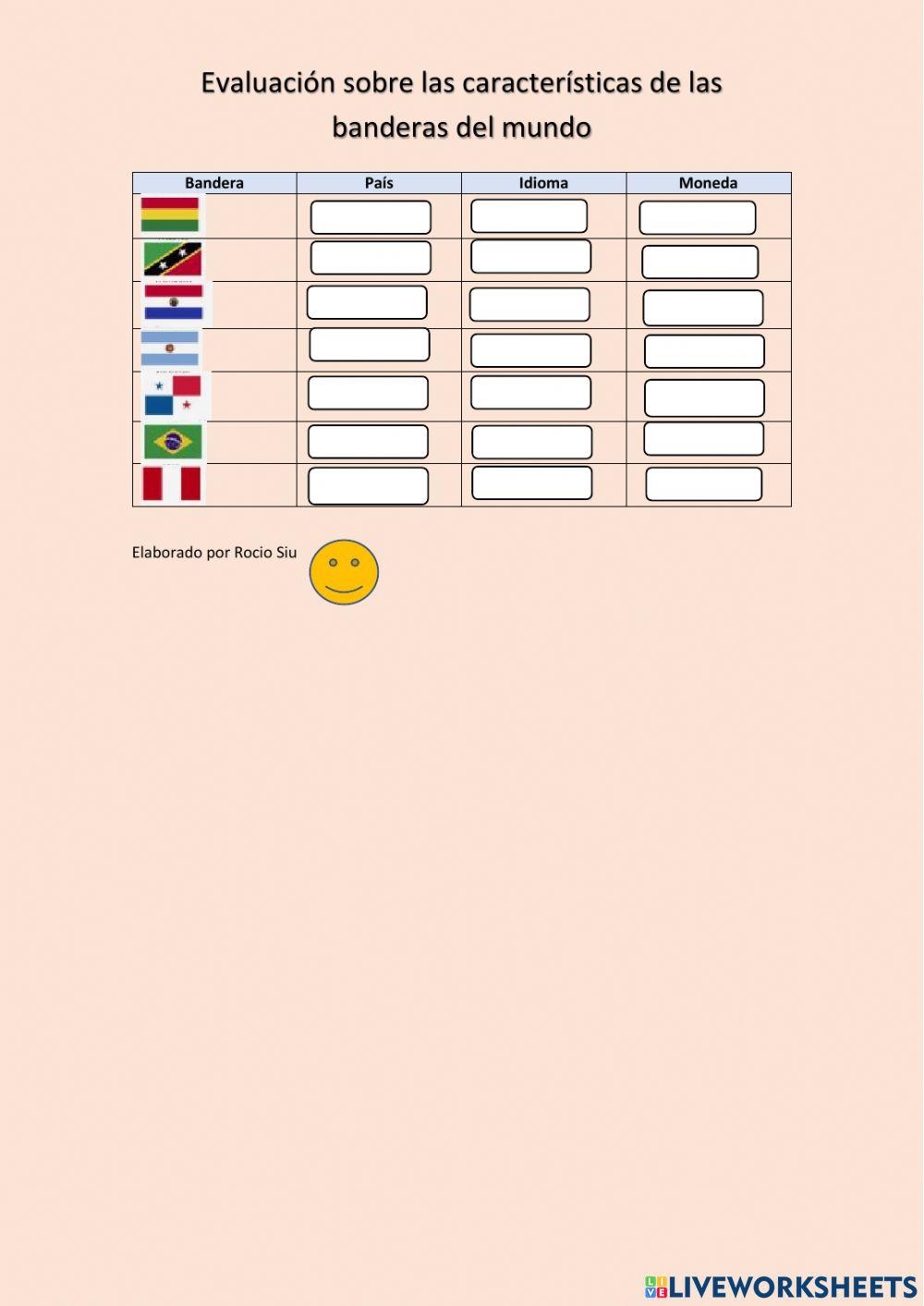 Caracteristicas de las banderas