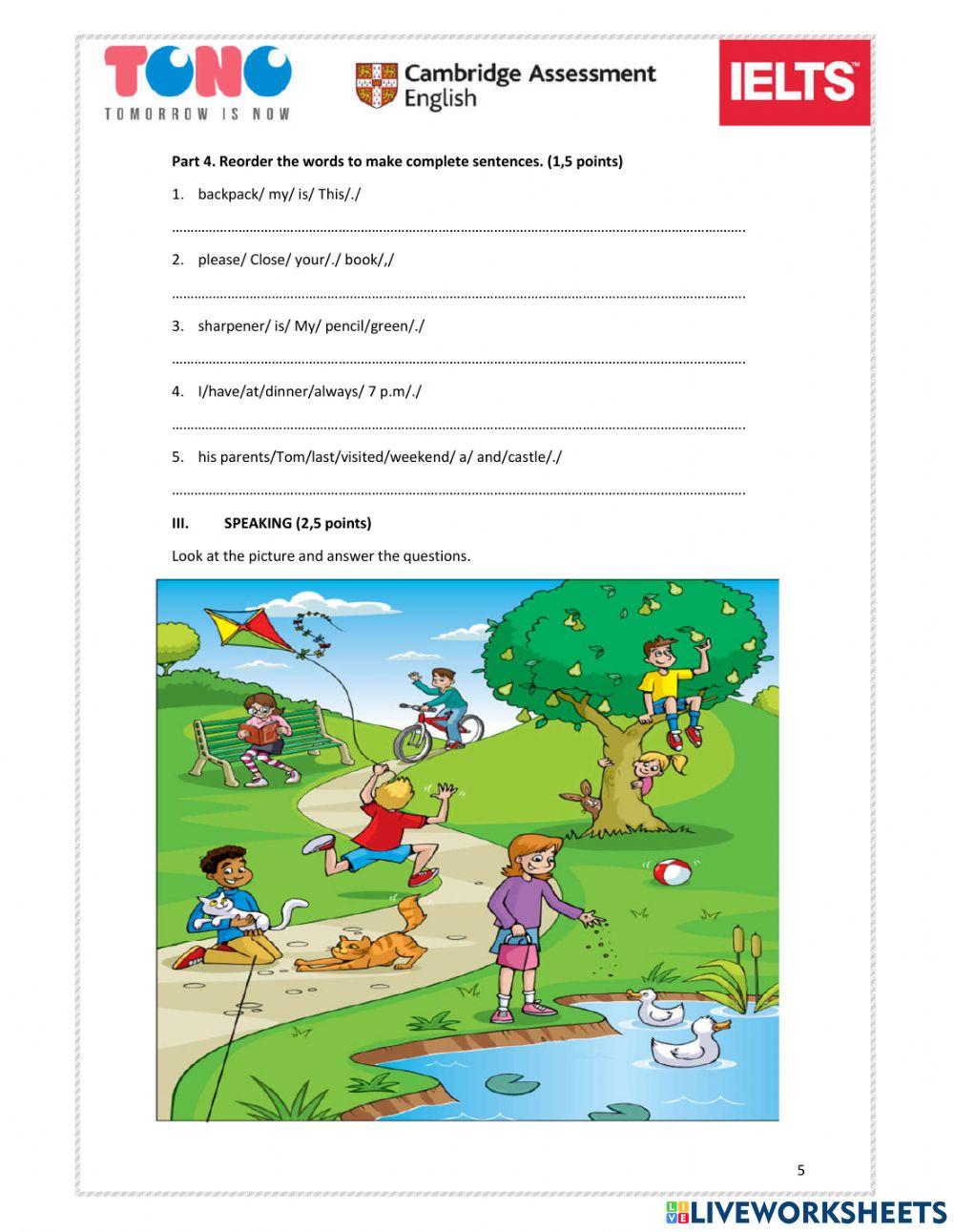 Placement test-official-Mover-Tono