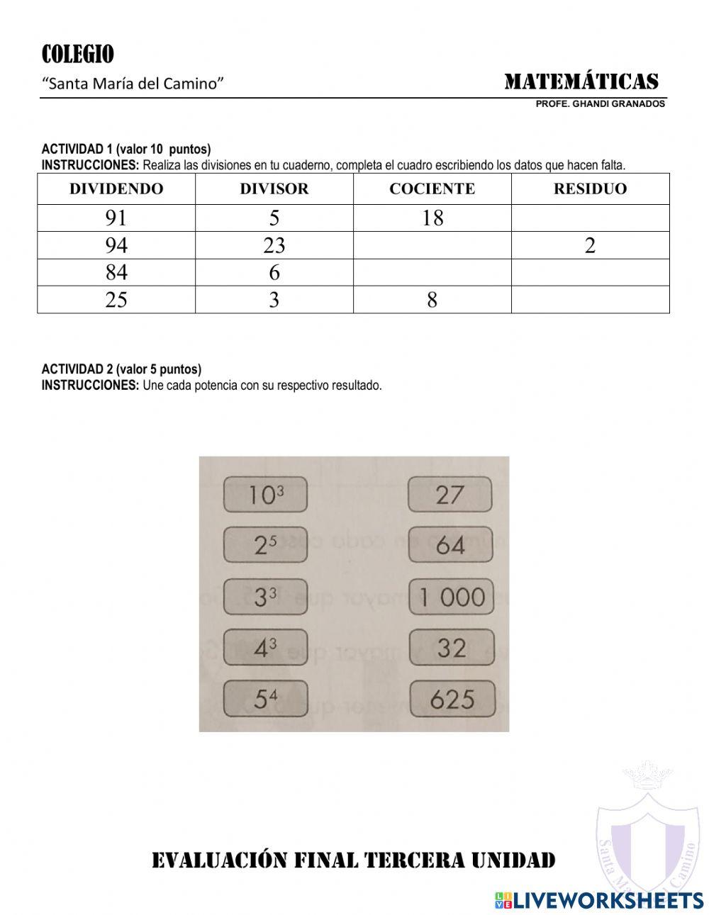 Teoría de Fracciones