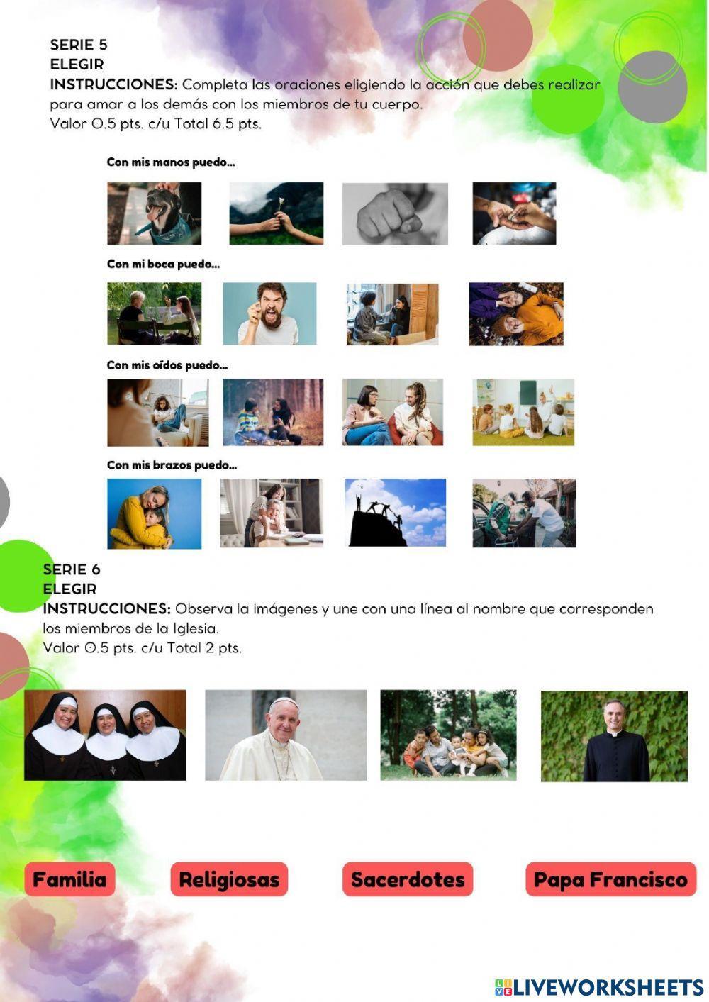 Evaluación Educación en la fe