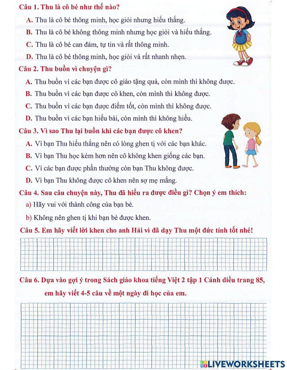 Tiếng Việt 2 - Tuần 10