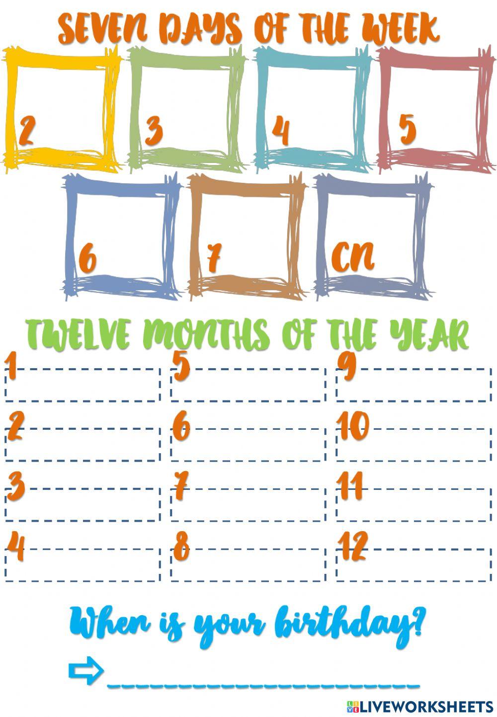 Check up days months G4