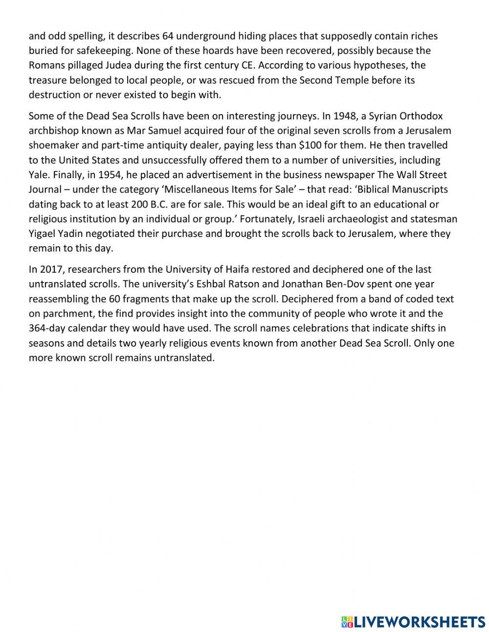 Cambridge 17 Test 2 Passage 1