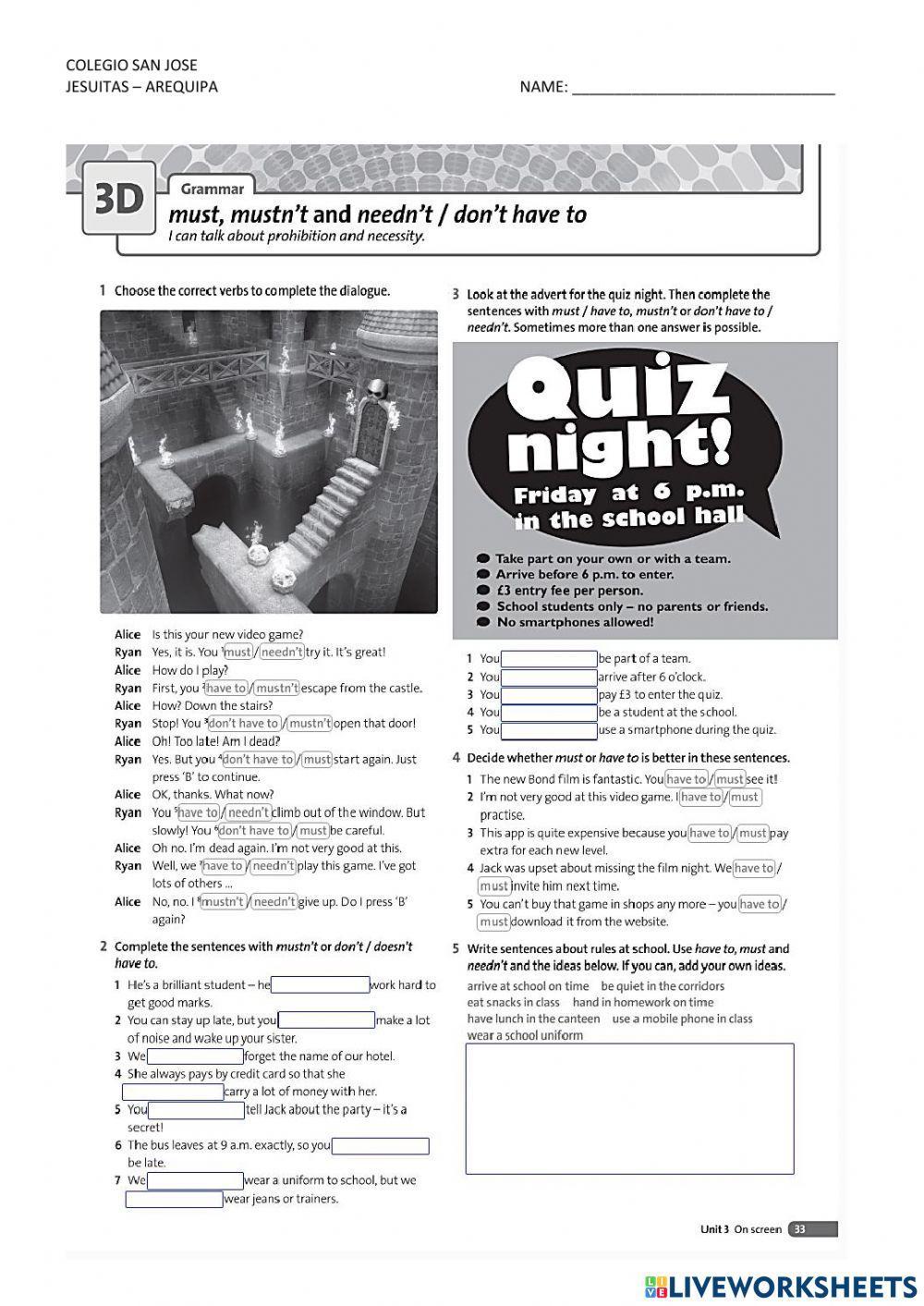 Prohibition and necessity