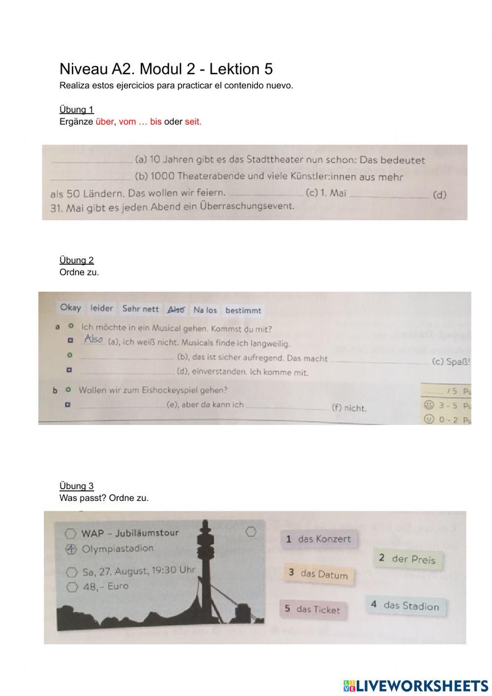 A2 Modul 2 Lektion 5