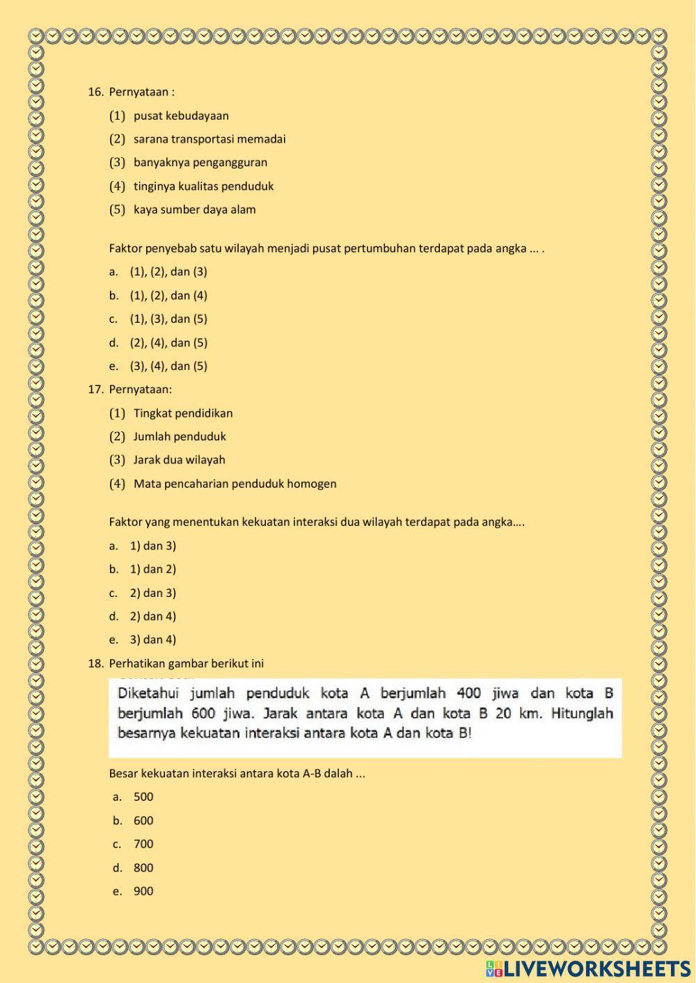 Konsep wilayah dan tata ruang