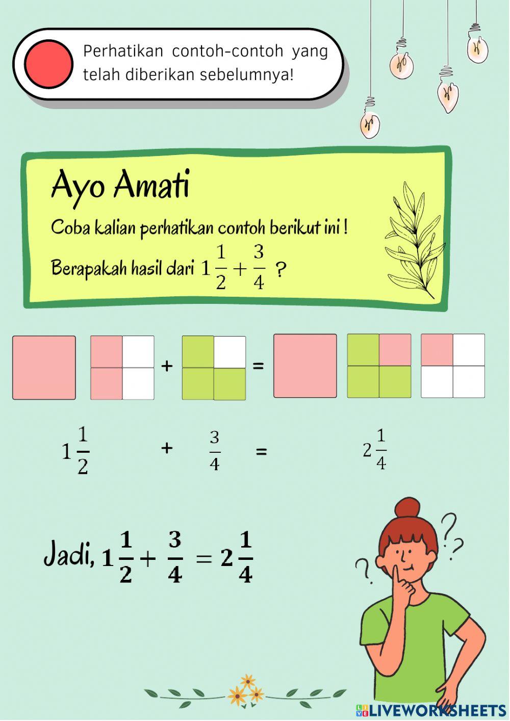 LKPD Penjumlahan pecaha kelompok