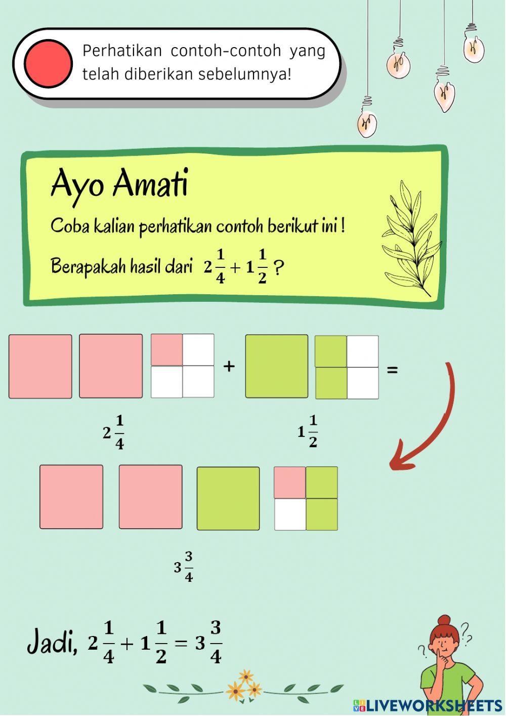 LKPD Penjumlahan pecaha kelompok