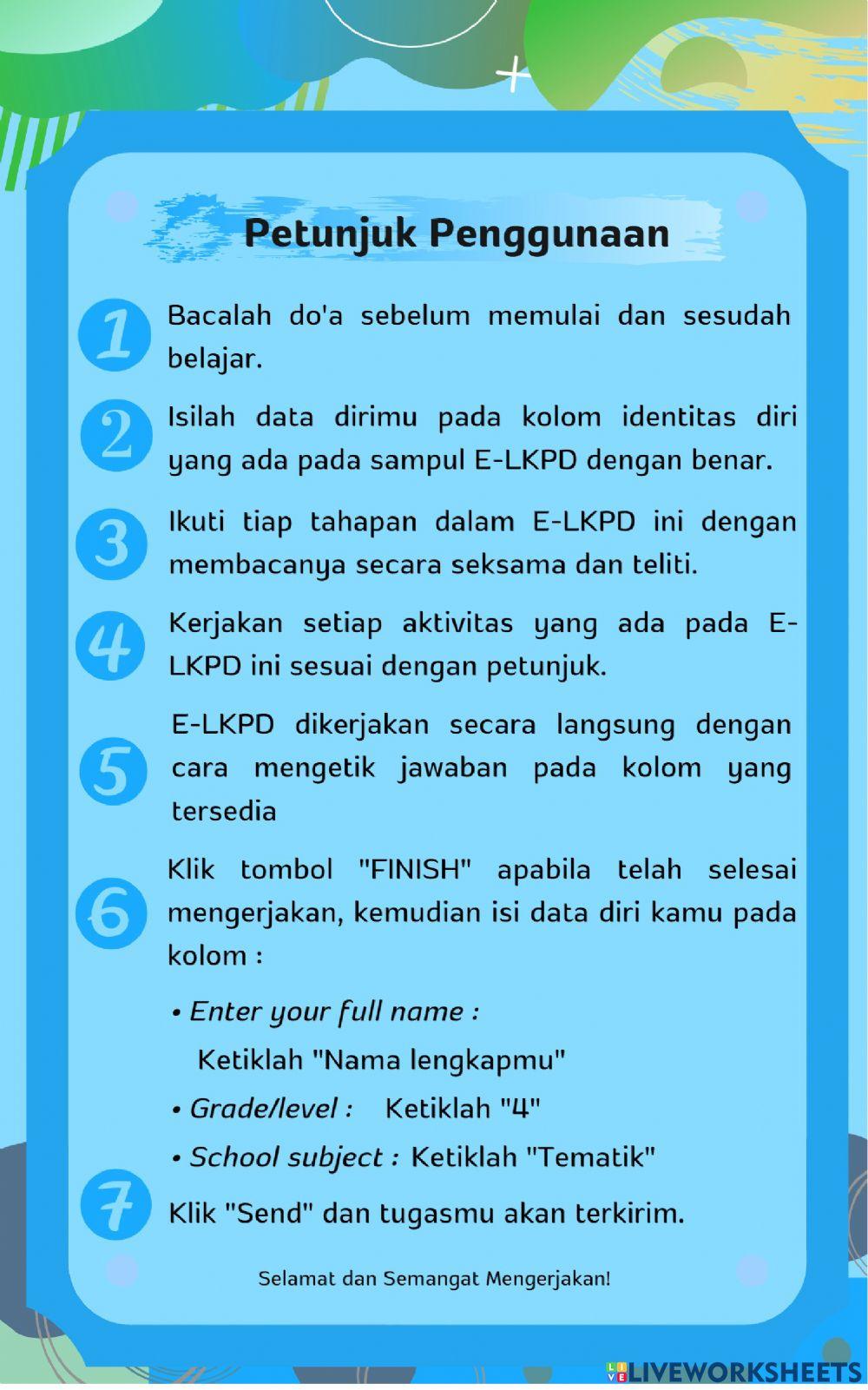 Elektronik-Lembar Kerja Peserta Didik Materi Budi Daya Tanaman Kelas IV Pembelajaran 1