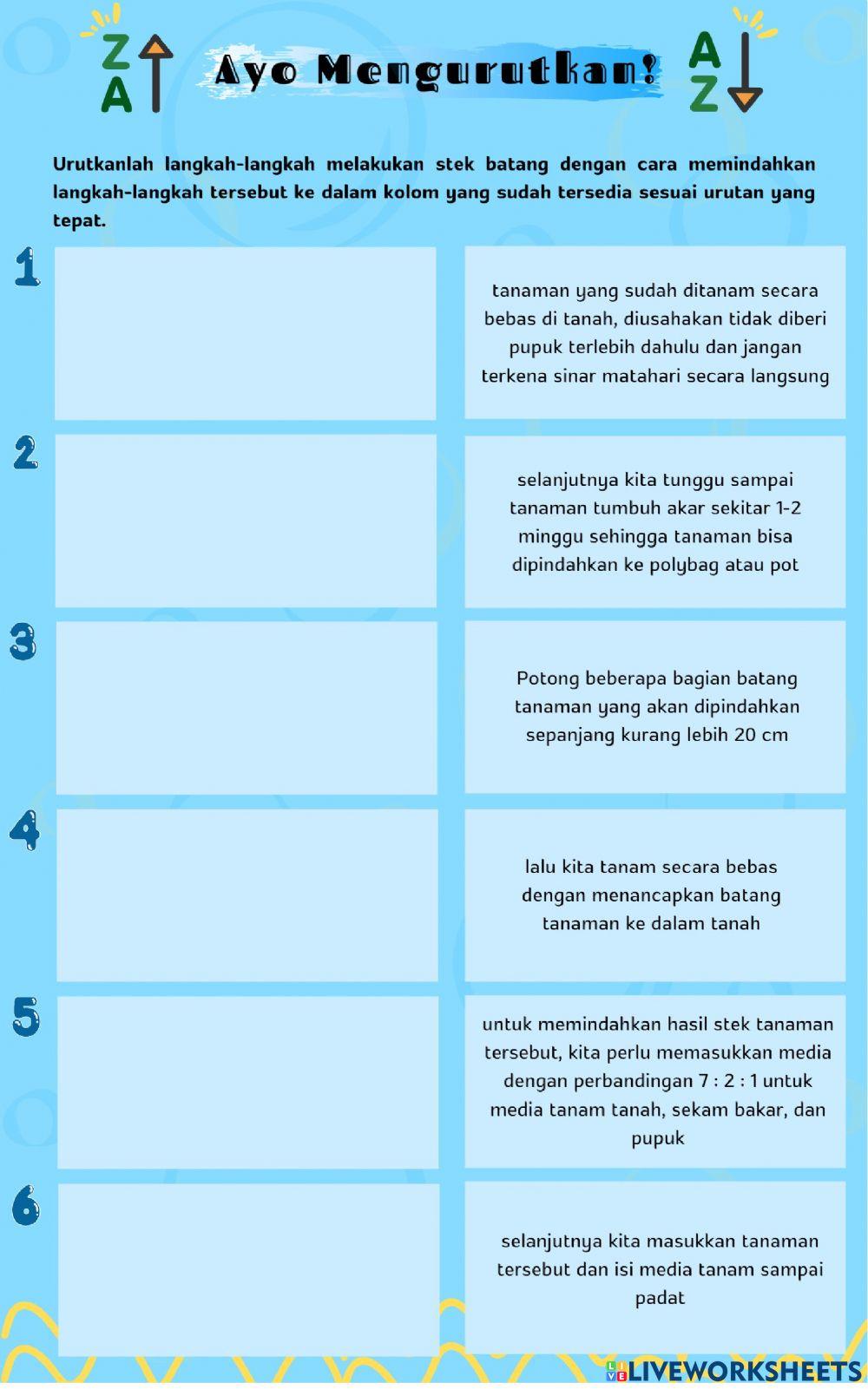 Elektronik-Lembar Kerja Peserta Didik Materi Budi Daya Tanaman Kelas IV Pembelajaran 1