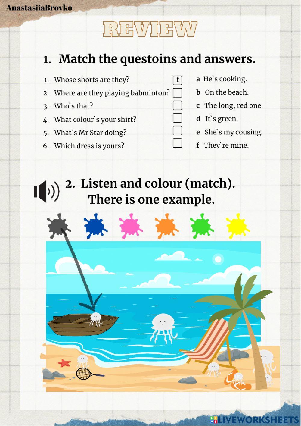 Kid-s box 2 review 9 10 11 12