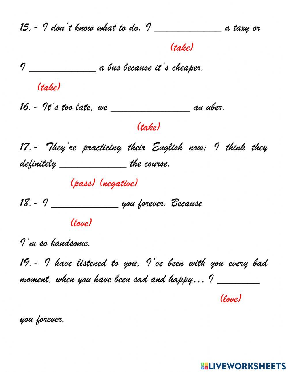 Future will Vs Future going to