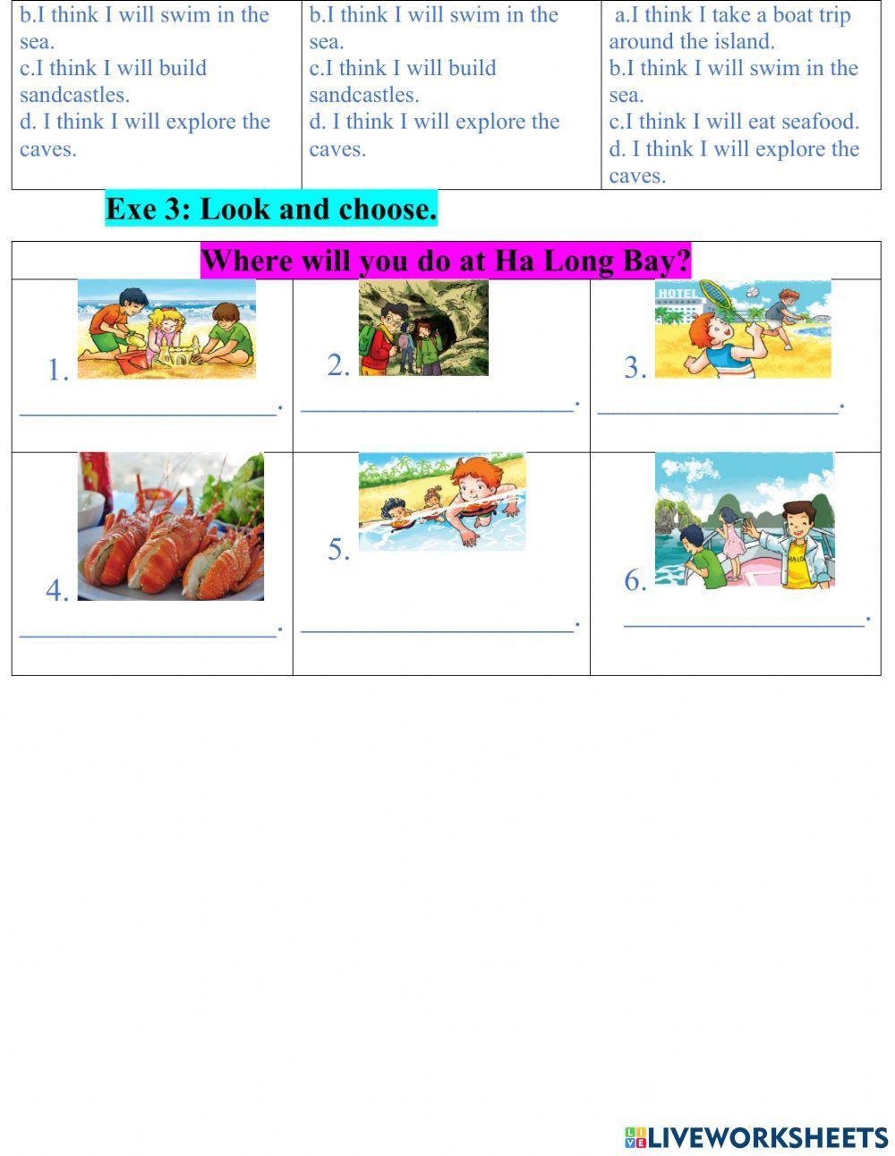 Unit 5: Where will you be this weekend? L2