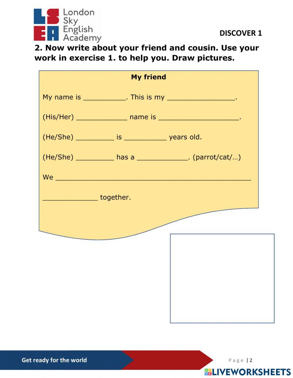 OD1-Unit 2-Writing worksheet