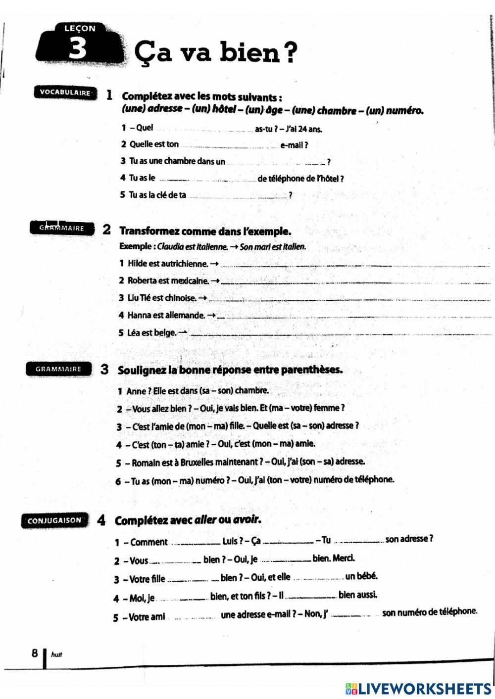 Le nouveau taxi 1 - U1 - L3