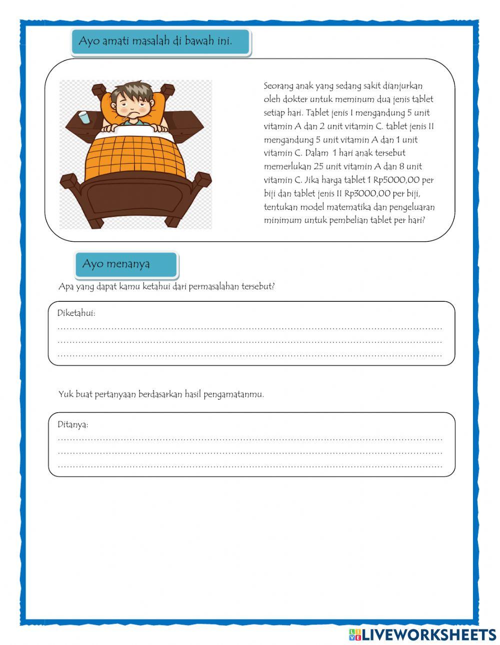 Membuat Grafik Sistem Pertidaksamaan Linier