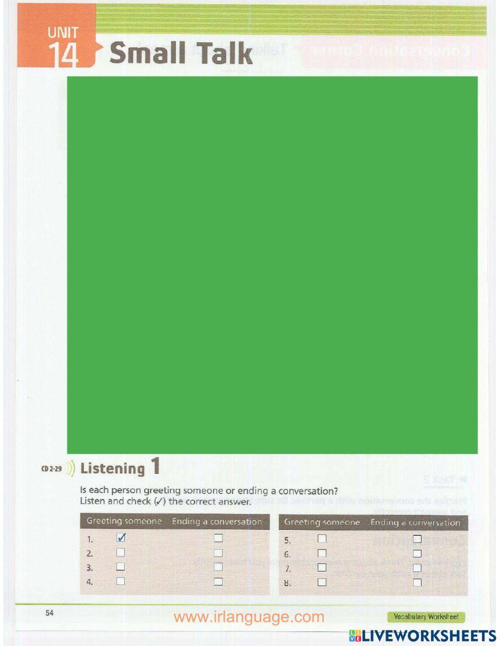 Tactics for listening basic u14 worksheet live worksheets