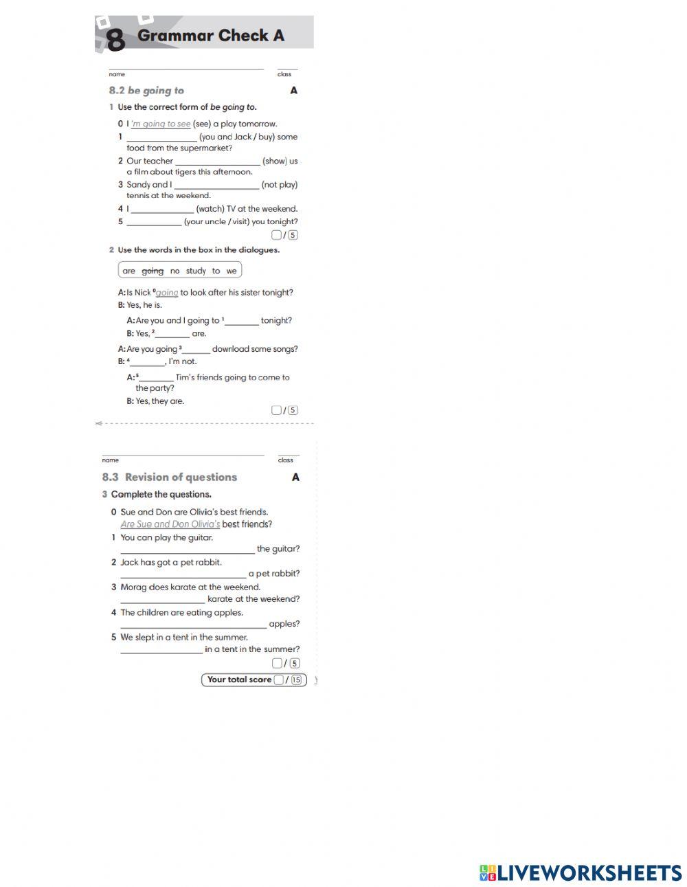 Gg2 unit 8 test grammar