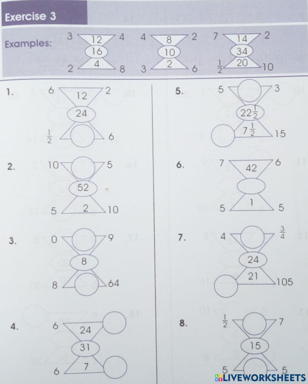 Multiplication and Division