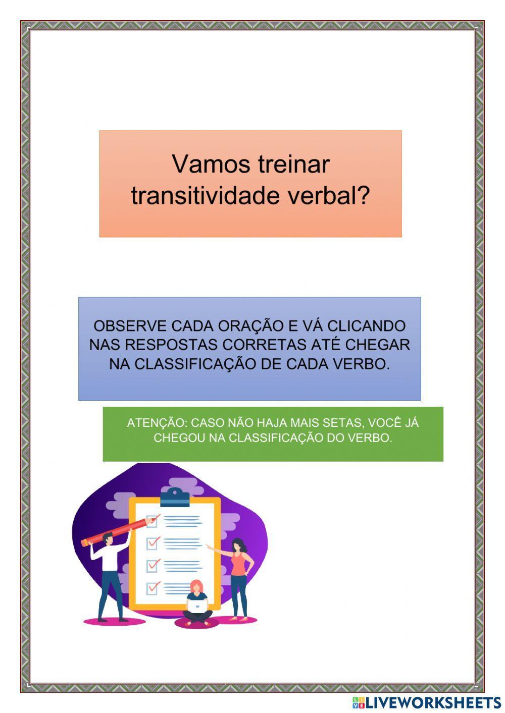 Transitividade Verbal