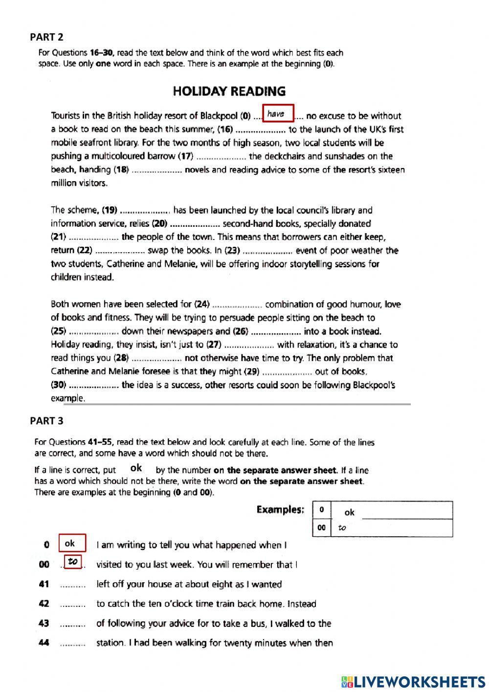 Entry test - UOE (grade 11)