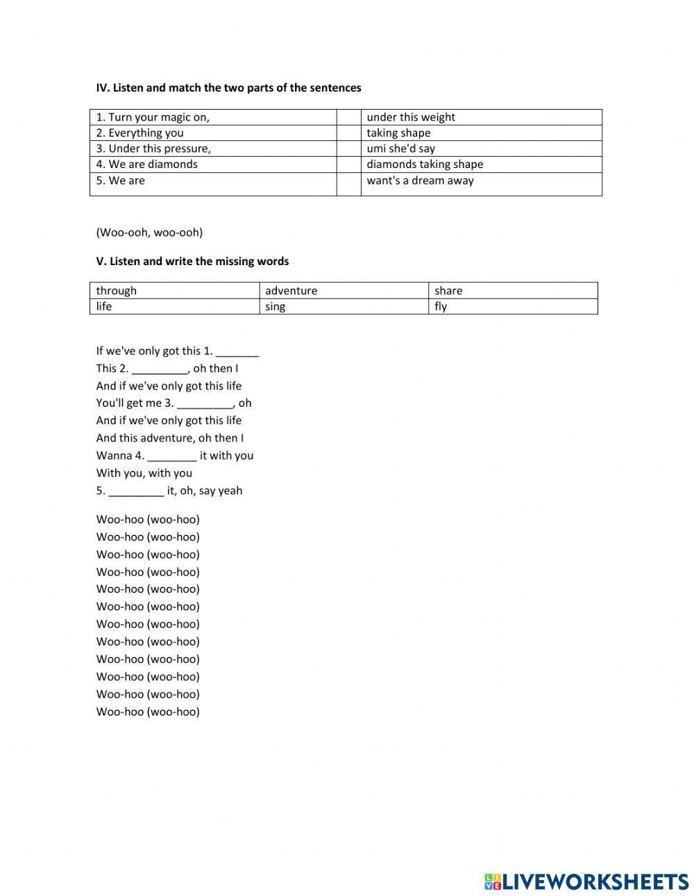 Adventure of a lifetime - Coldplay