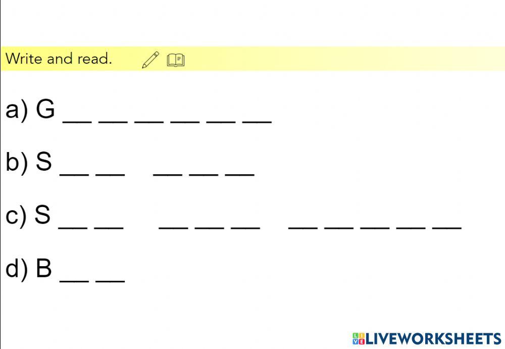 L2 - A2 - Bye, Writing