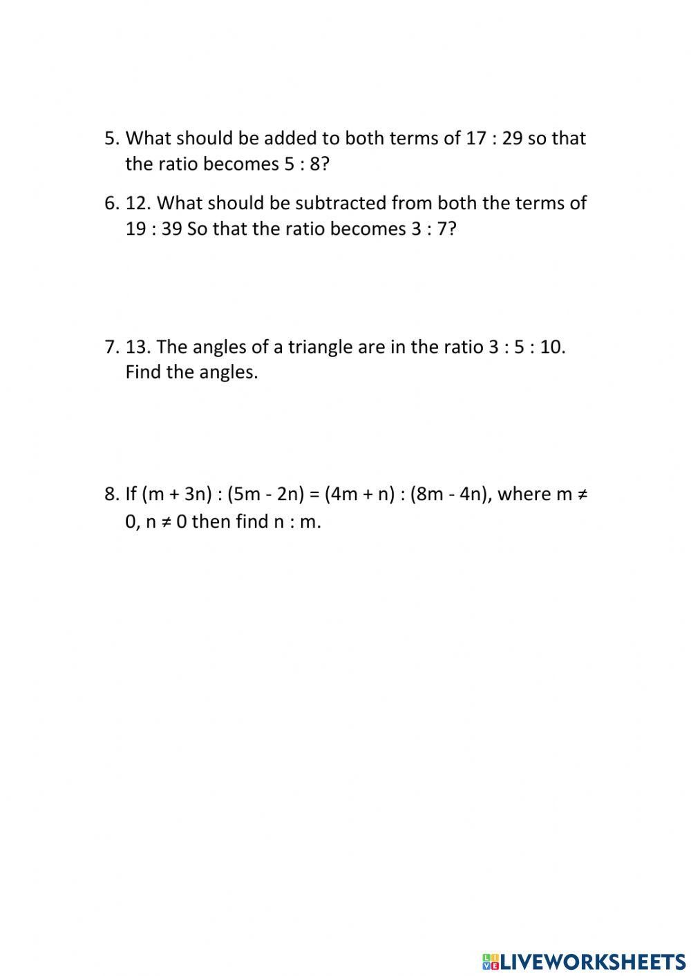 Advanced WS-G8-Direct and Inverse Proportion
