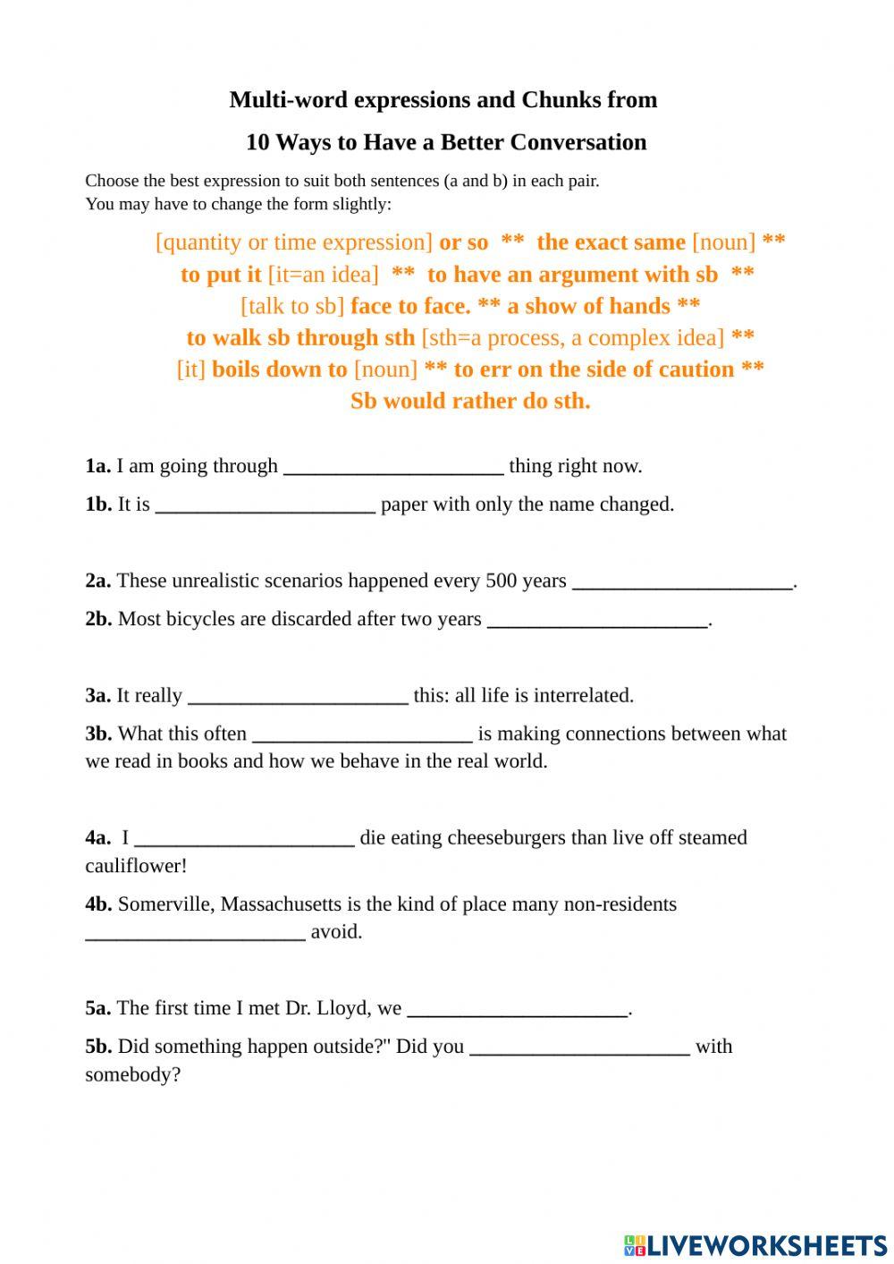 10 Ways to Have a Better Conversation