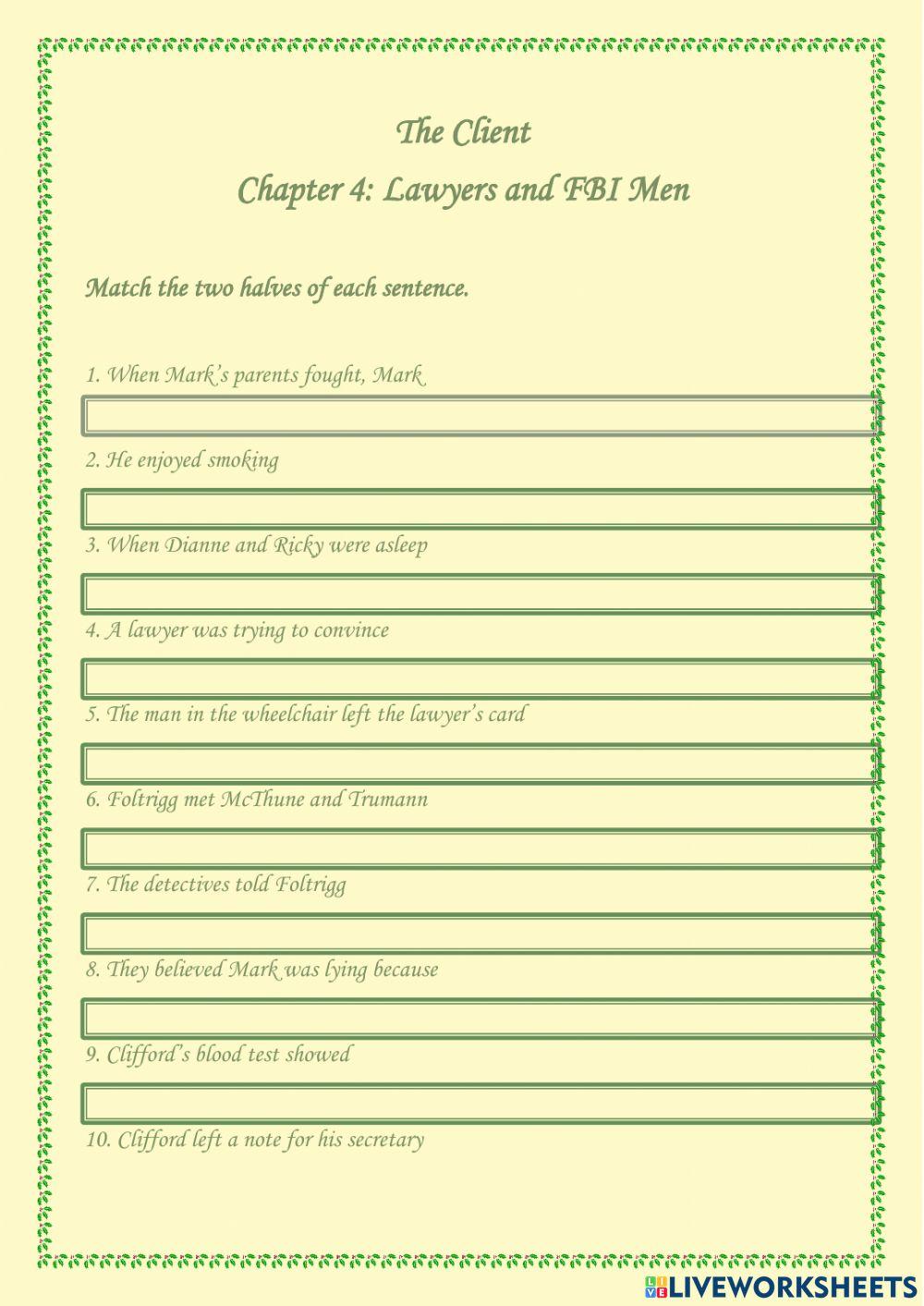 The Client: Chapter 4