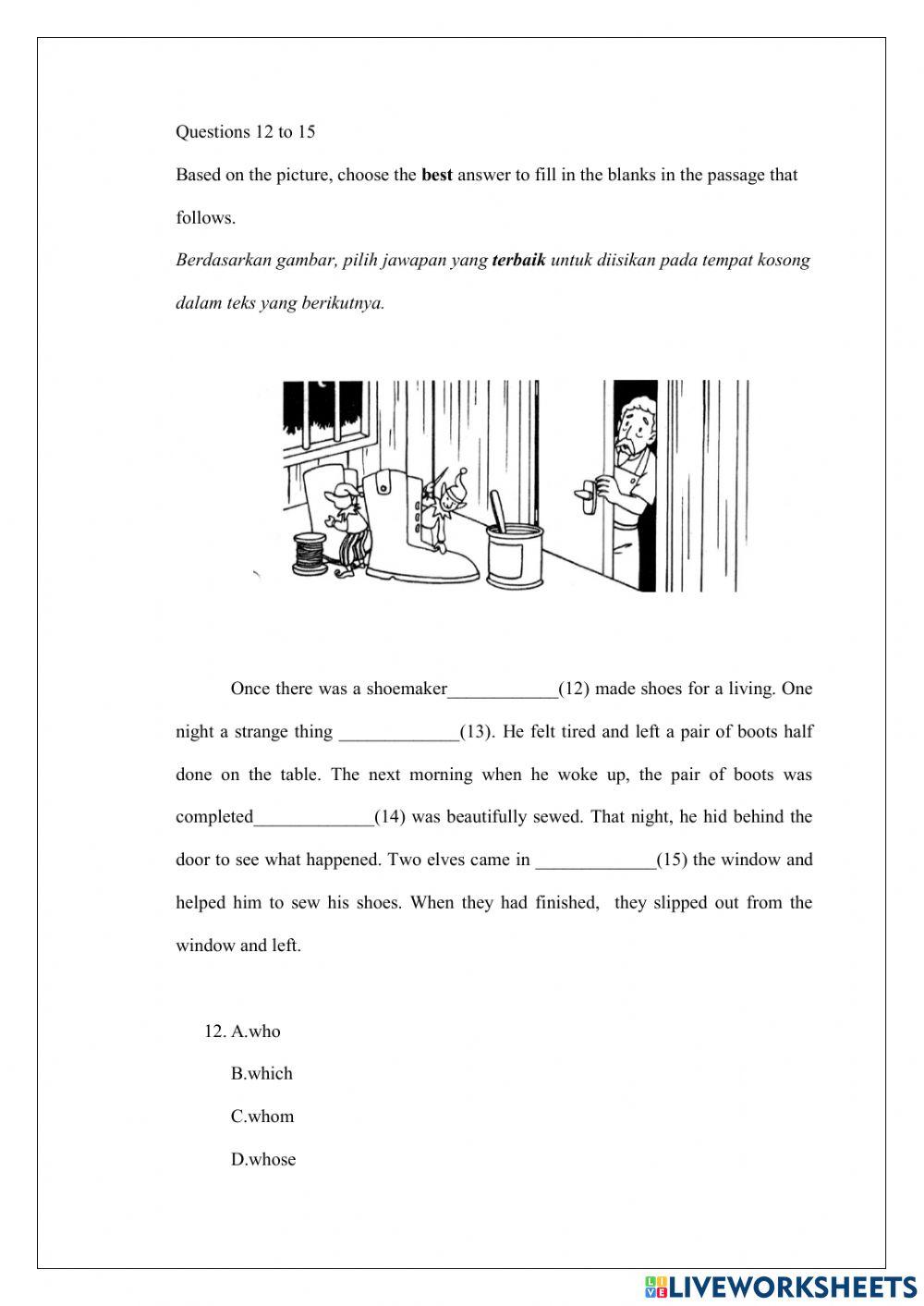 Praktis 1 : english upsr paper 1