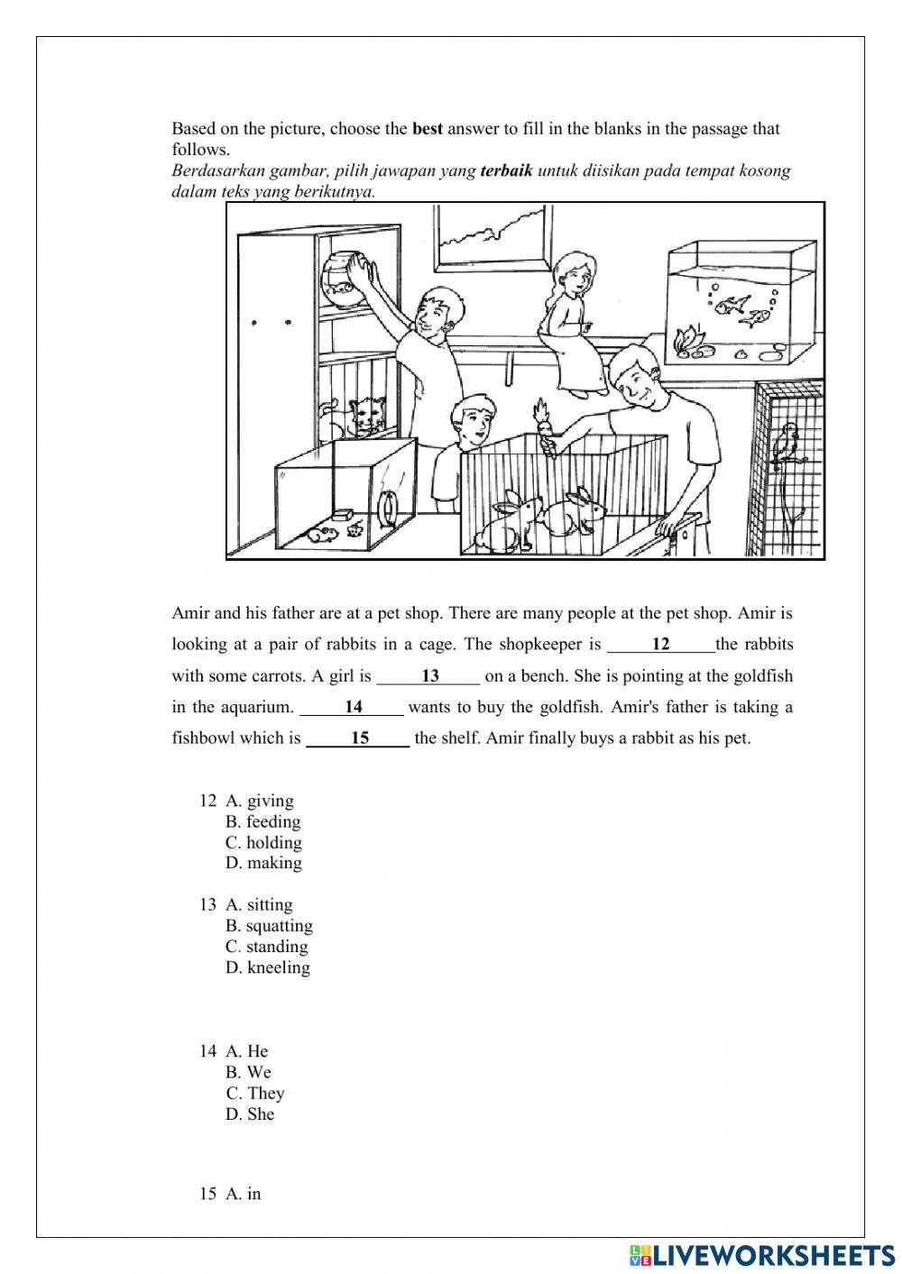 Praktis 2 : english upsr paper 1