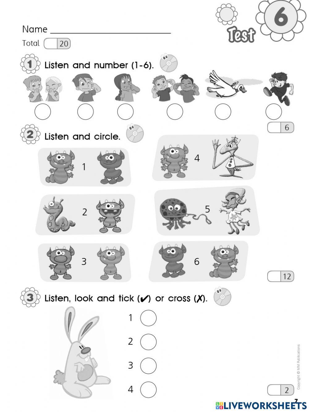Smart Junior 1 Module test 6
