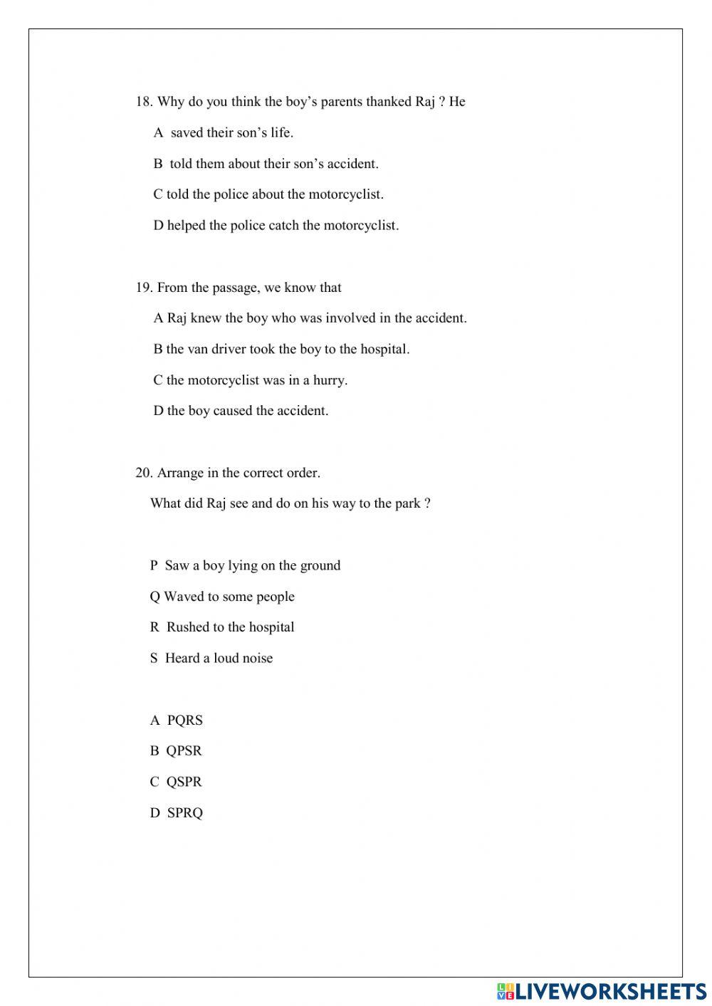 Praktis 3 : english upsr paper 1