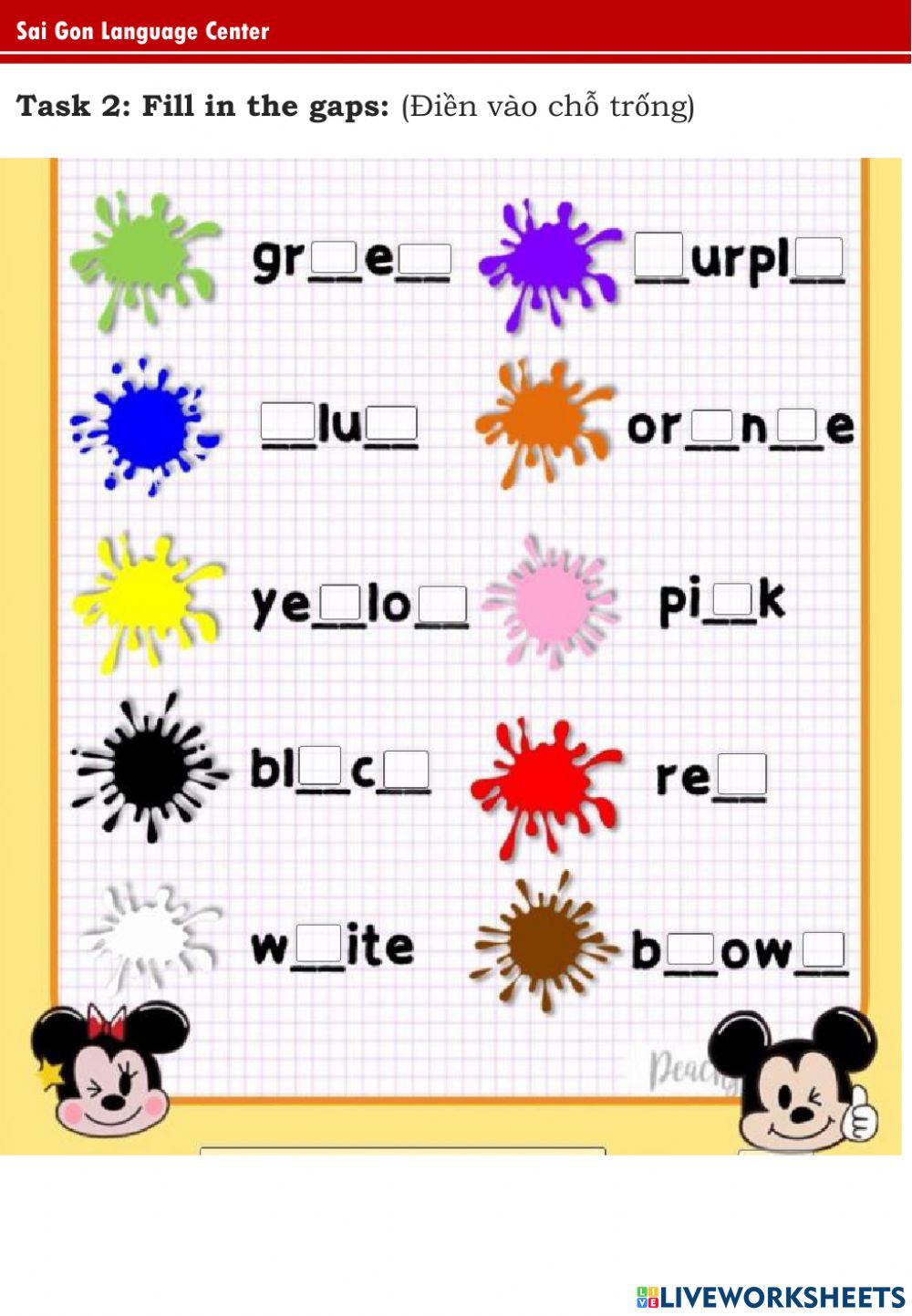 First friend - Topic colors