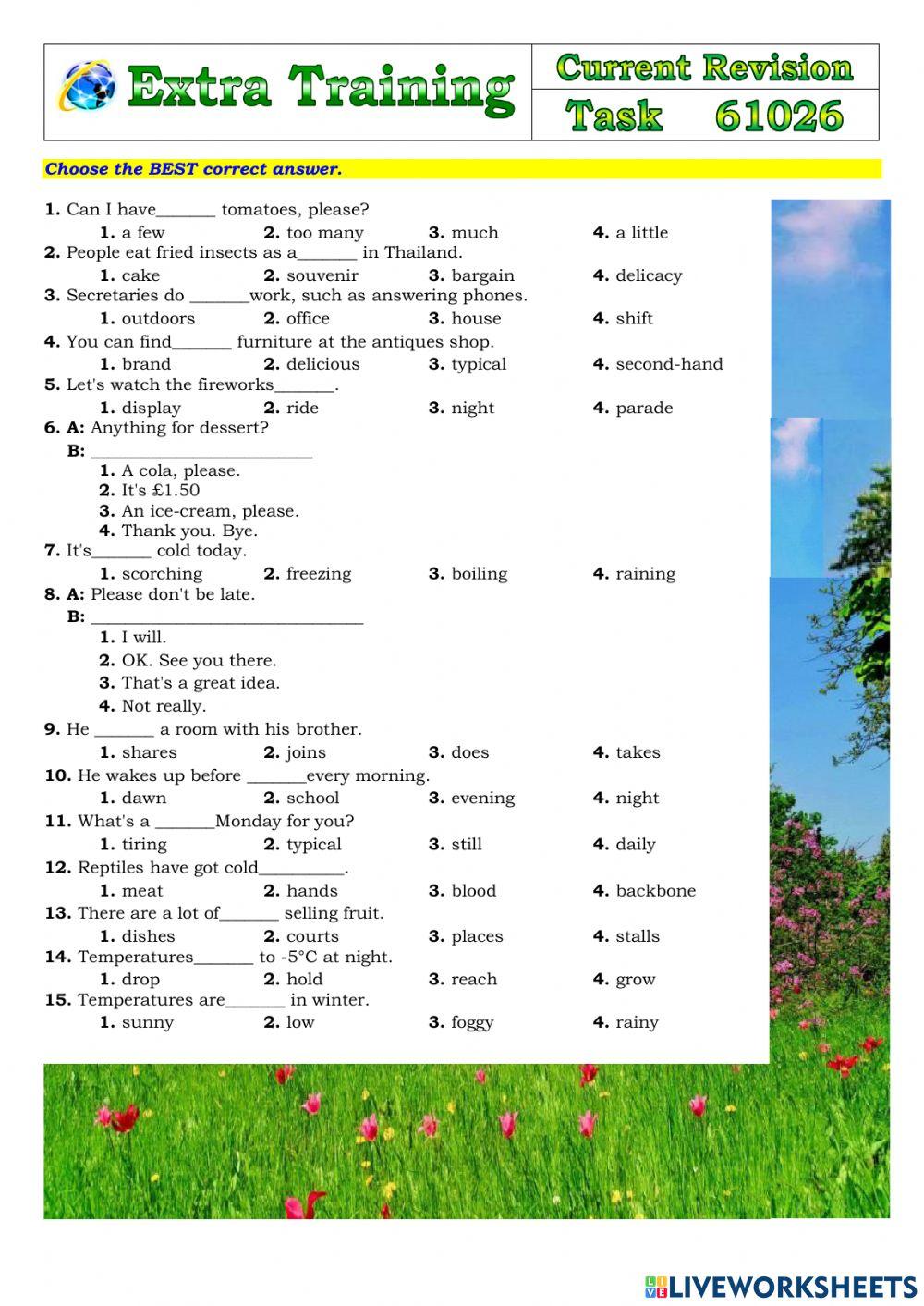 Extra Training 61026