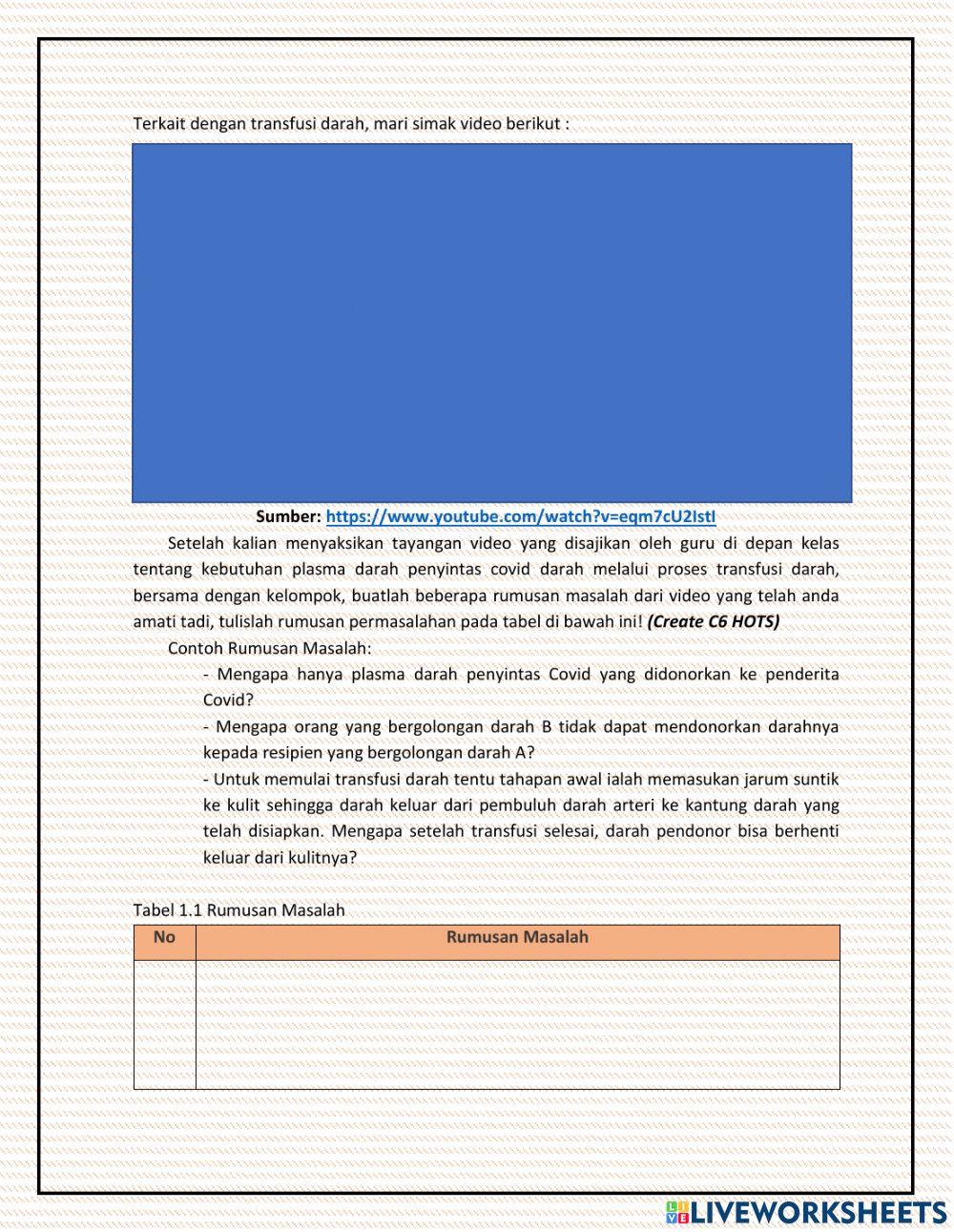 Rpp sistem sirkulasi darah part 1 pbl