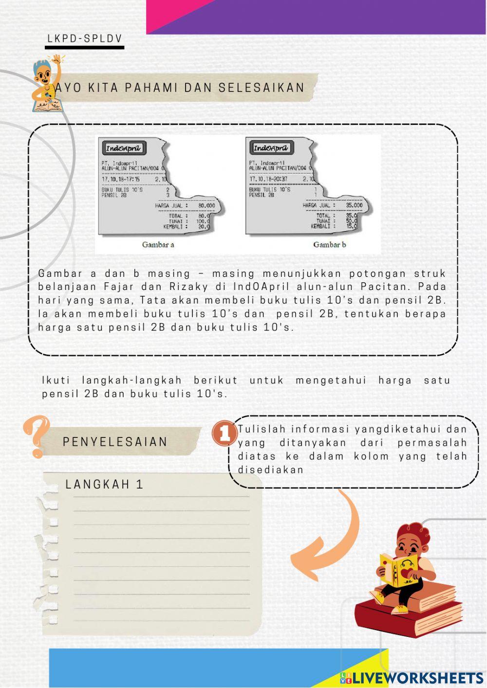 SPLD Metode Substitusi dan Eliminasi