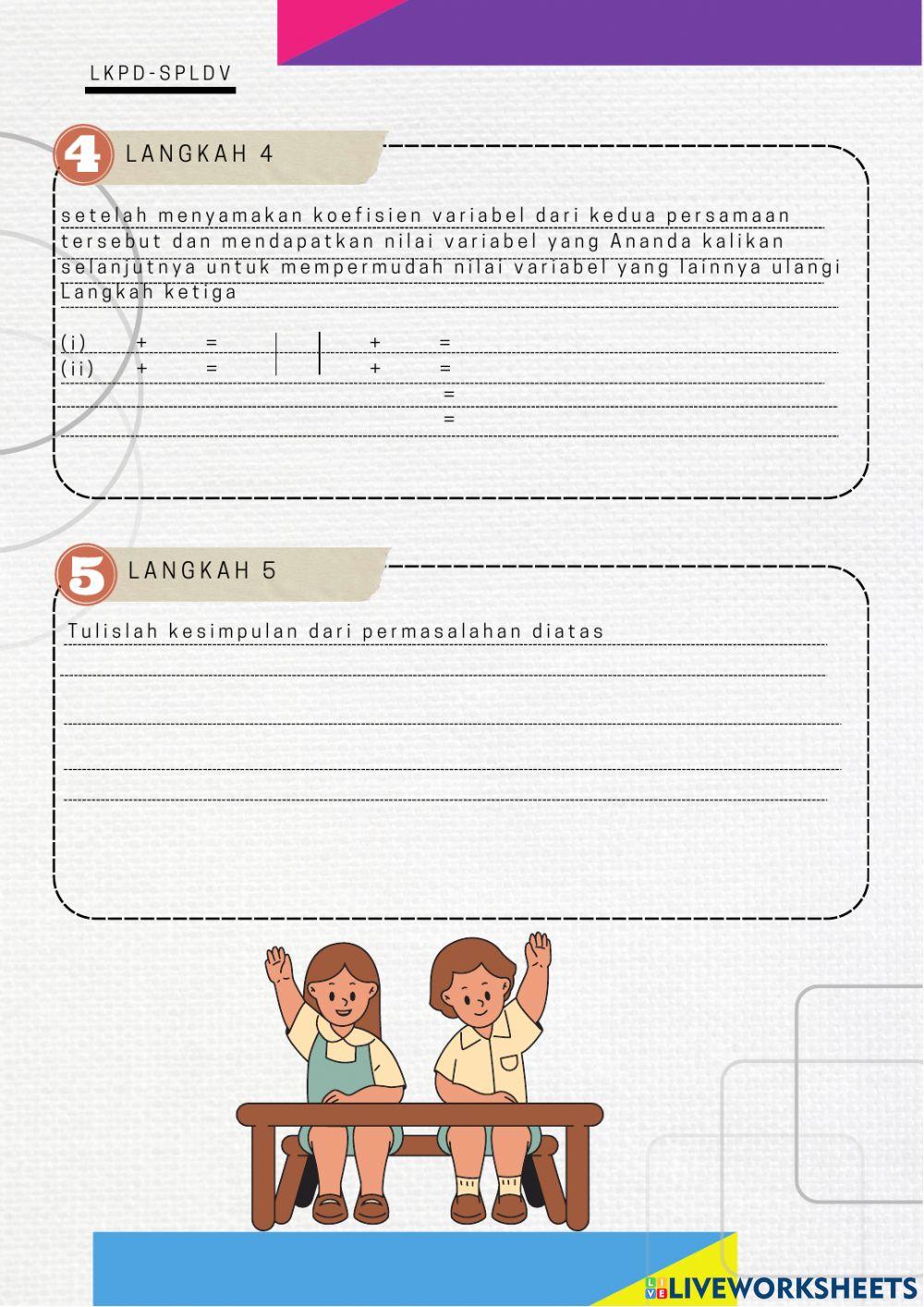 SPLD Metode Substitusi dan Eliminasi