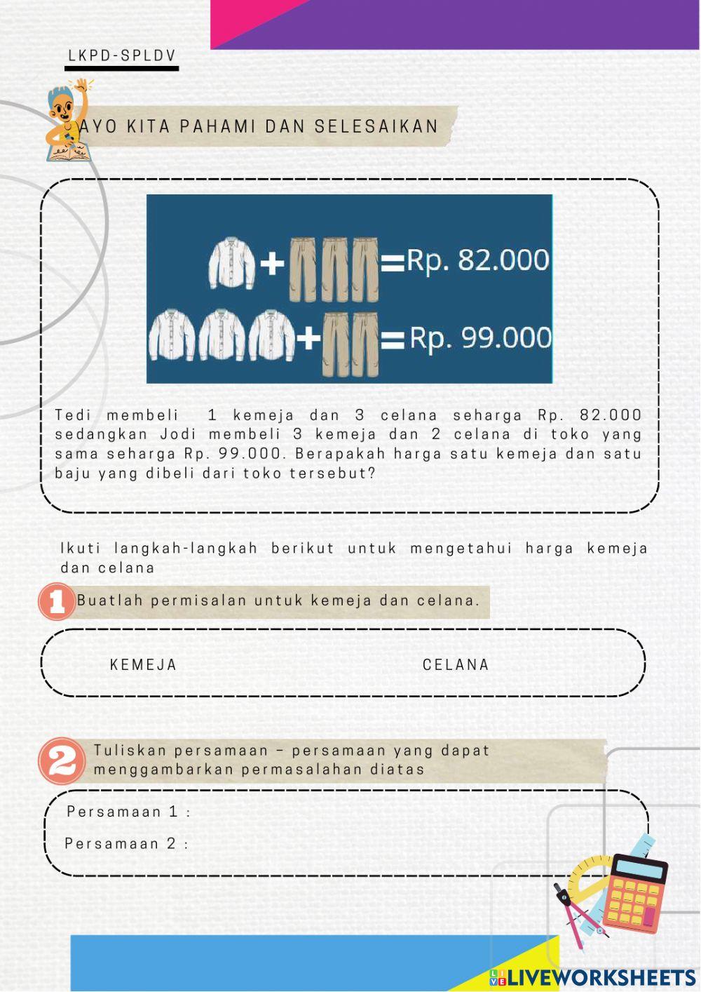 SPLDV Metode Campuran
